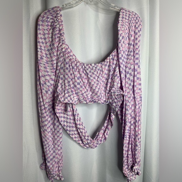 Nwt Eloquii Crop twist detail blouse - Picture 7 of 7